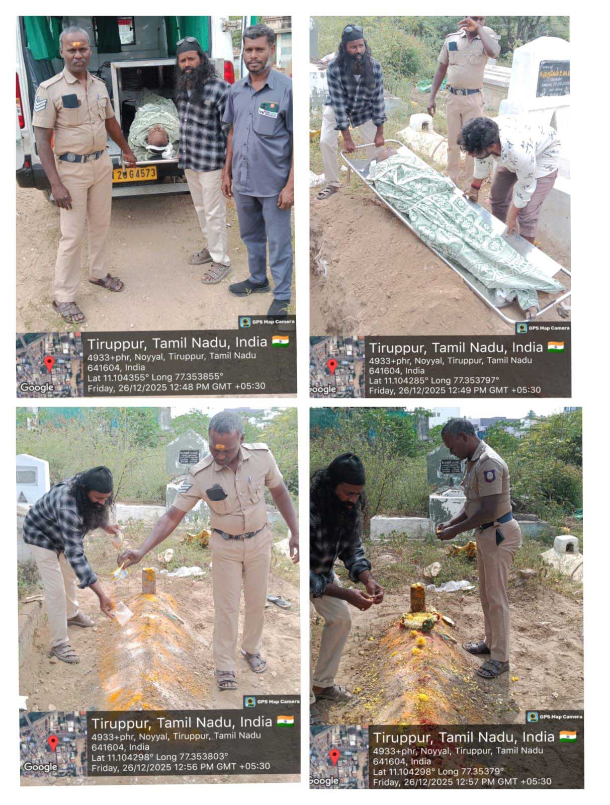 Unclaimed bodies buried up to 27:12:2025(1228)